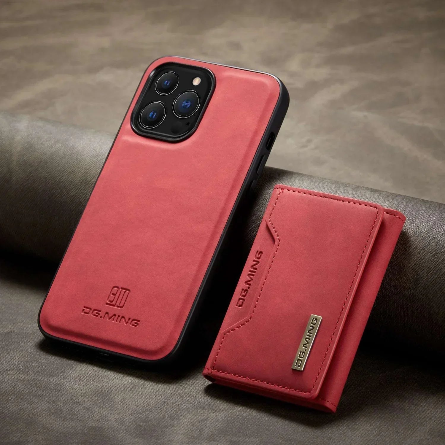 BowLift | 2 in 1 detachable leather wallet case for iPhone