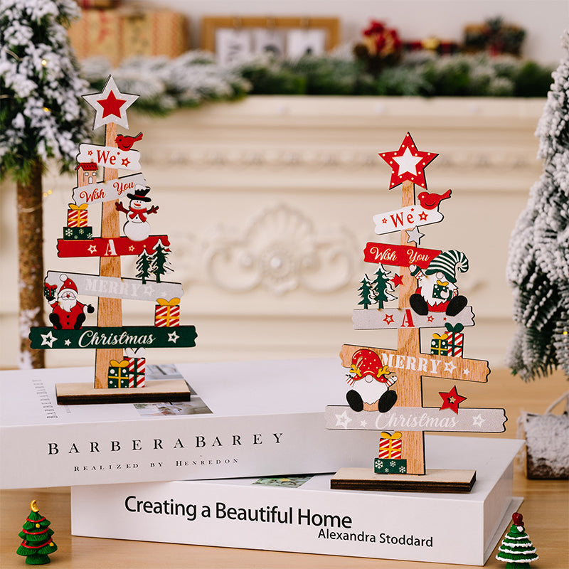 BowLift | Christmas Snowman Old Man Wooden Ornament