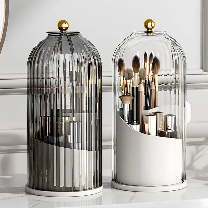 360° Rotating Makeup Brush Organizer Box | Bowlift