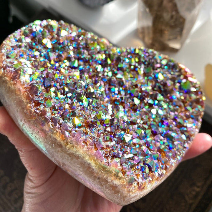 Angel Aura Heart Shaped Crystal | Bowlift