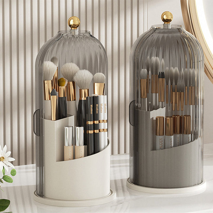 360° Rotating Makeup Brush Organizer Box | Bowlift