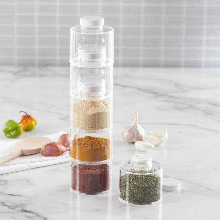 BowLift | Transparent Spice Jar Set (6 PIECES/SET)