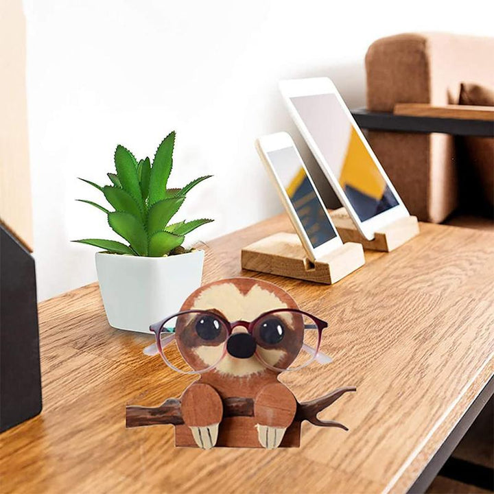 Cute wooden glasses case in animal shape | Bowlift