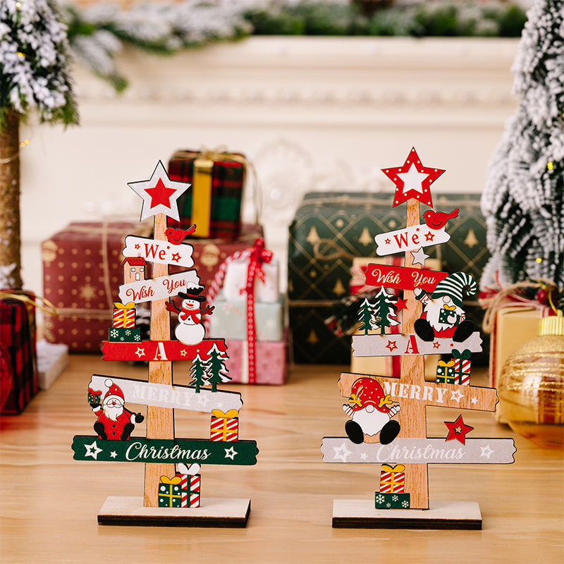 BowLift | Christmas Snowman Old Man Wooden Ornament