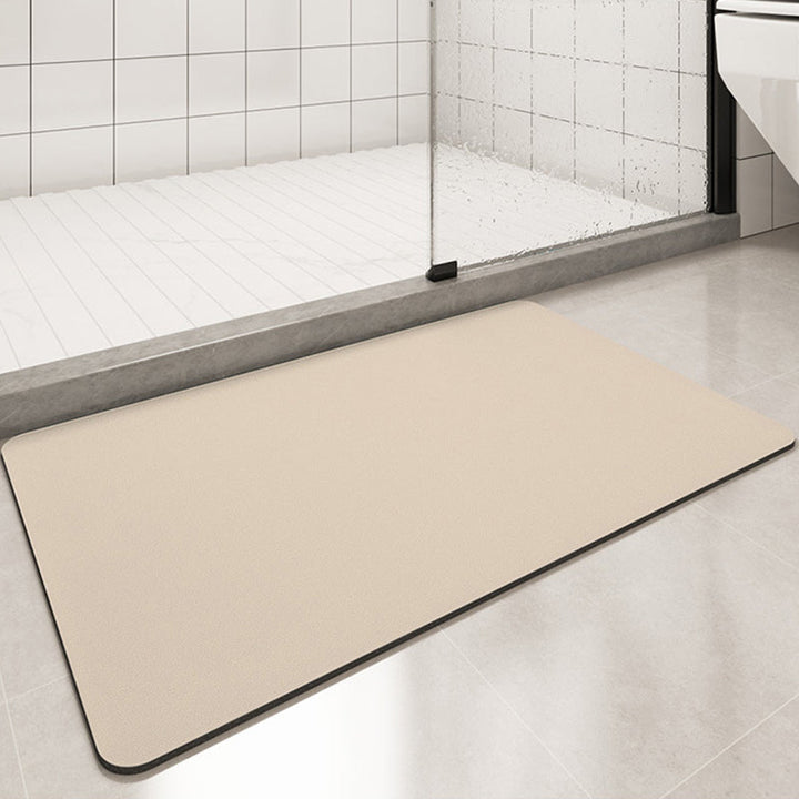 Solid Color Anti-Slip Bath Mat Soft Quick-Dry Washable Shower Mat | Bowlift