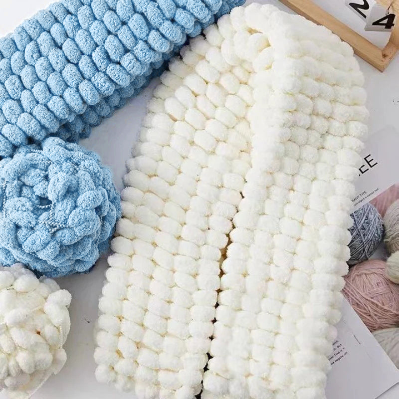 Winter DIY braided coarse pearl yarn | Bowlift