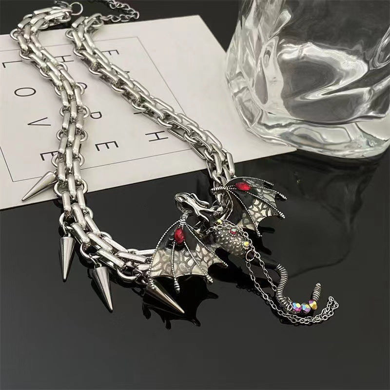 BowLift | Imprisoned Flying Dragon Necklace