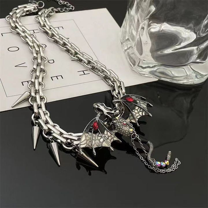 BowLift | Imprisoned Flying Dragon Necklace