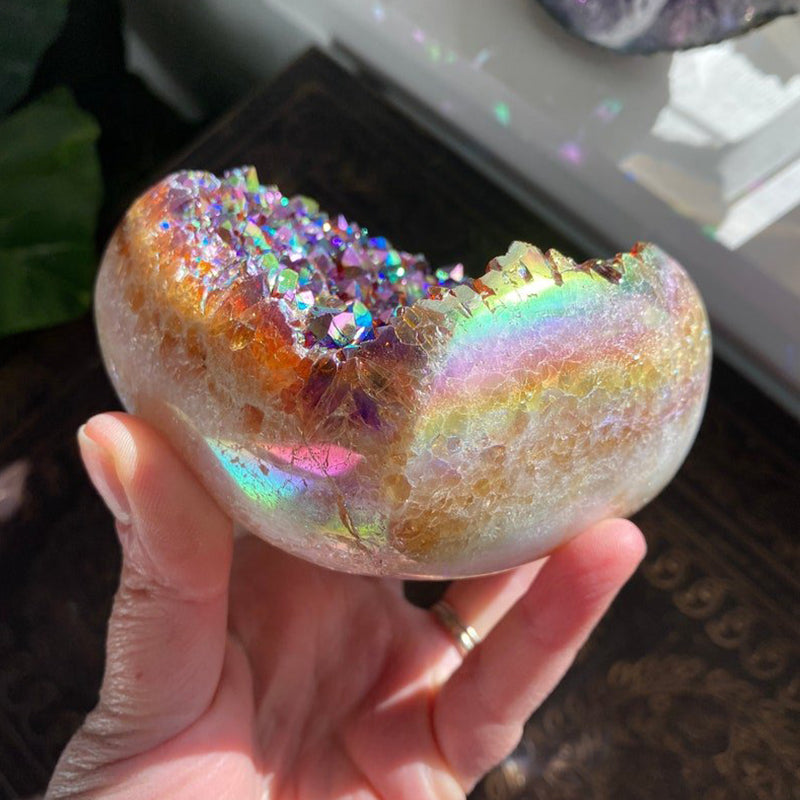 Angel Aura Heart Shaped Crystal | Bowlift