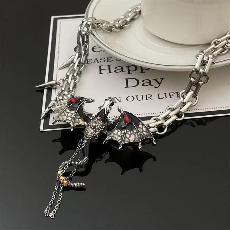 BowLift | Imprisoned Flying Dragon Necklace