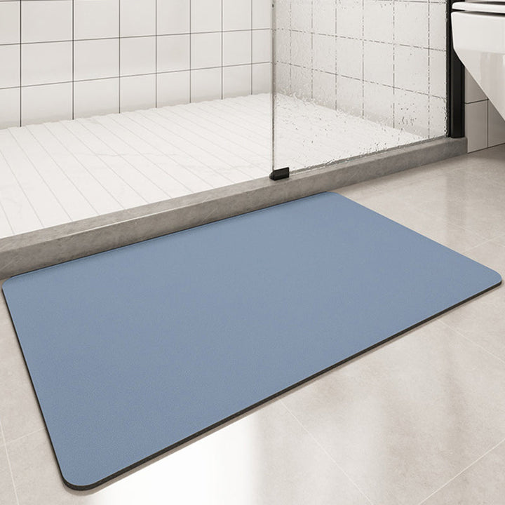 Solid Color Anti-Slip Bath Mat Soft Quick-Dry Washable Shower Mat | Bowlift