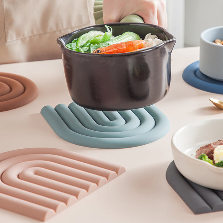 BowLift | Rainbow Silicone Table Mat Coaster