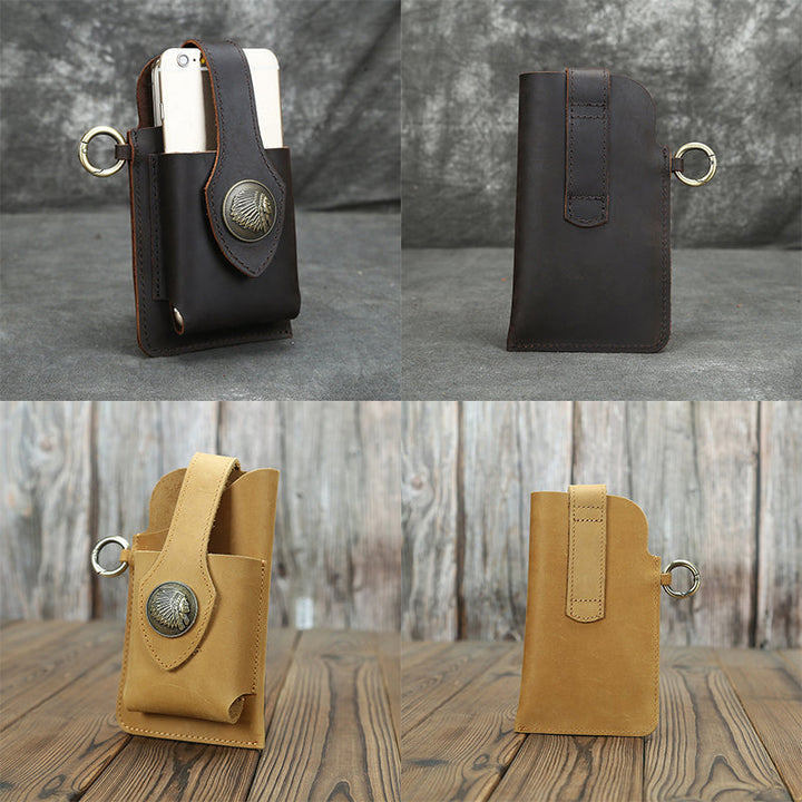 BowLift | Multifunctional leather phone case