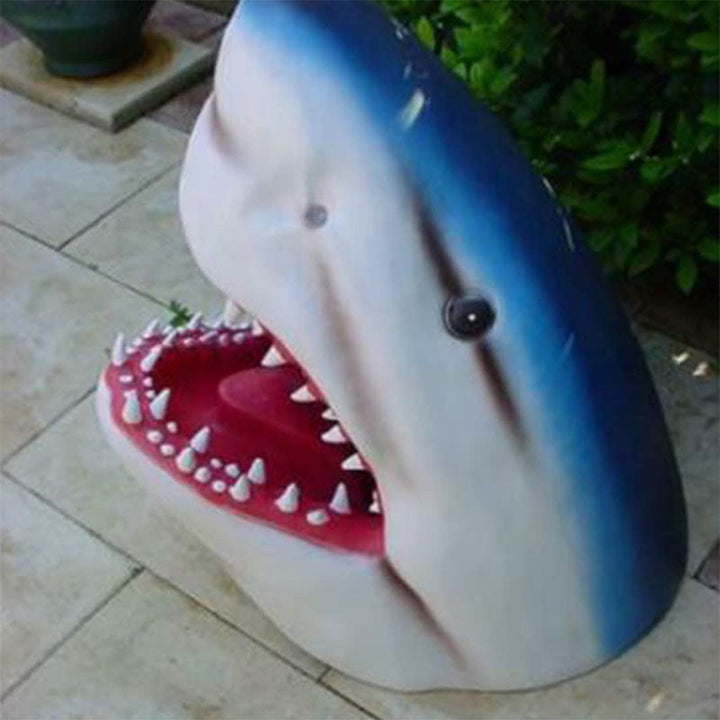 Garden Art Shark Figure Decoration | Bowlift