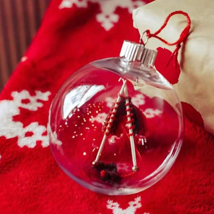 Christmas Knitted Ball Ornaments Xmas Tree Hanging Decoration Pendant | Bowlift
