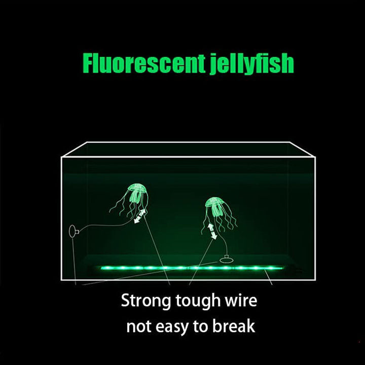 BowLift | Fish tank landscape simulation transparent fluorescent jellyfish
