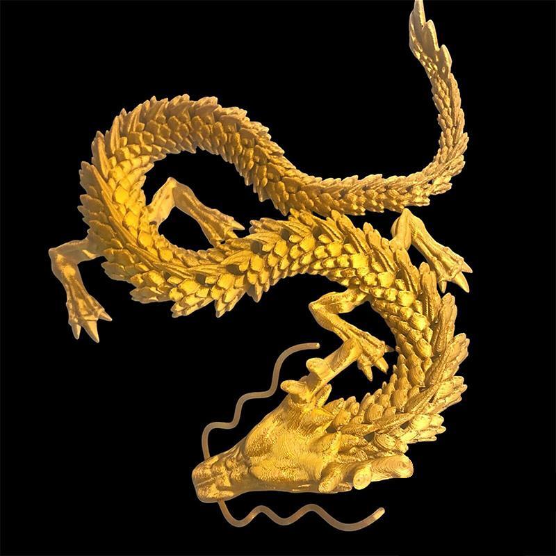 BowLift | 3D-printed posable dragon