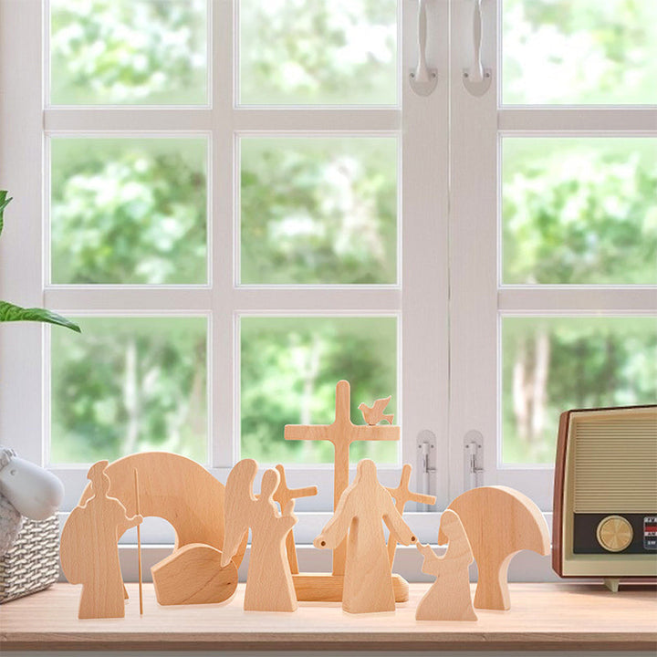 Easter Scene Wooden Decoration | Bowlift