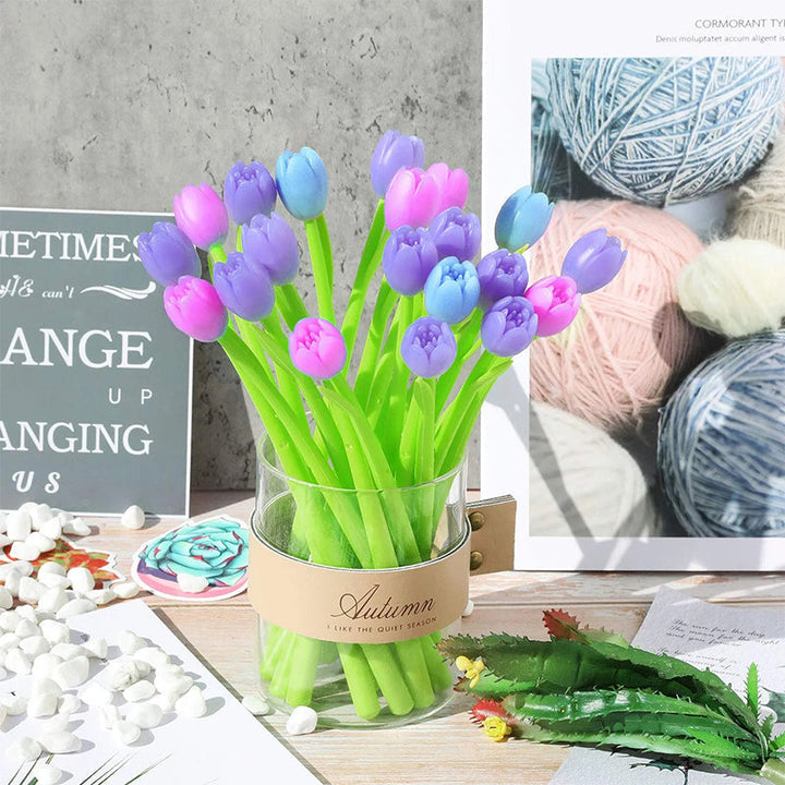 Color changing tulip ballpoint pens | Bowlift