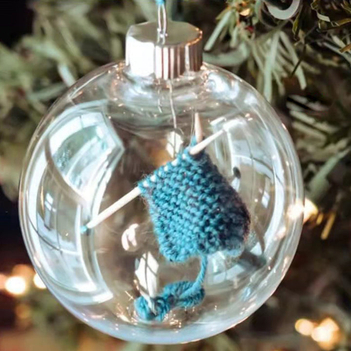 Christmas Knitted Ball Ornaments Xmas Tree Hanging Decoration Pendant | Bowlift