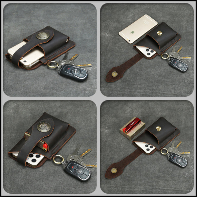 BowLift | Multifunctional leather phone case