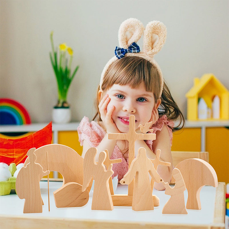 Easter Scene Wooden Decoration | Bowlift