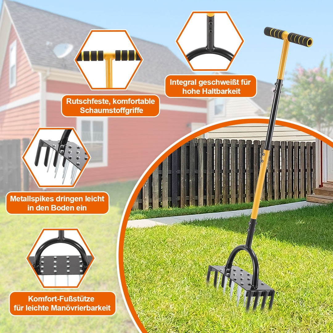 Lawn aerator aerifier verticutter for compacted soils | Bowlift