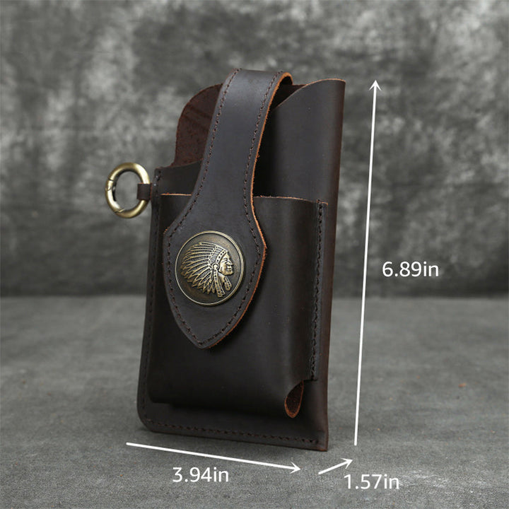 BowLift | Multifunctional leather phone case