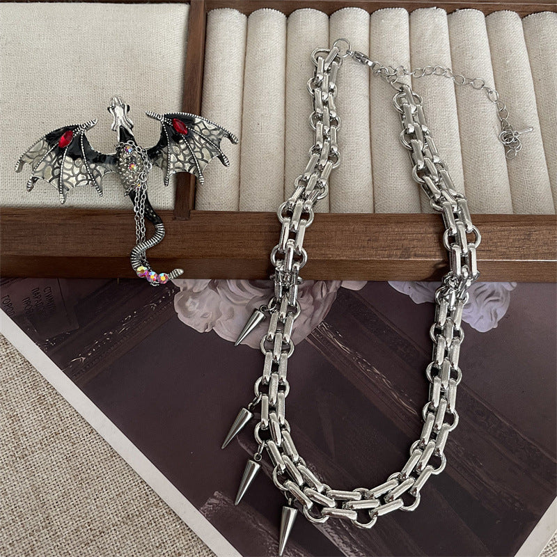 BowLift | Imprisoned Flying Dragon Necklace