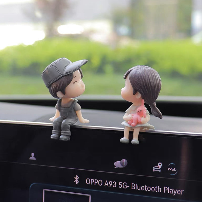 BowLift | Cute Couple Car Ornament