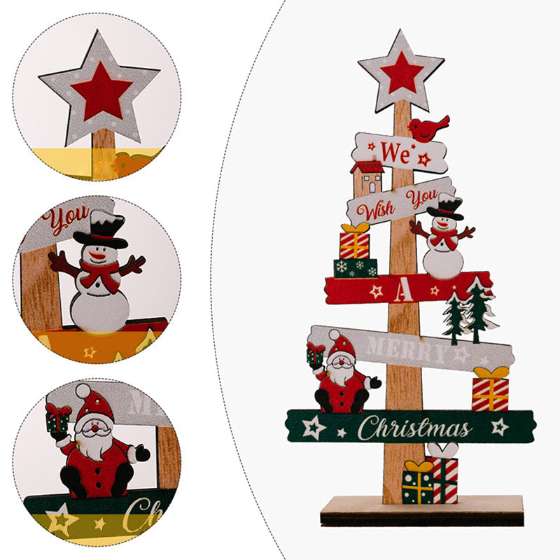 BowLift | Christmas Snowman Old Man Wooden Ornament
