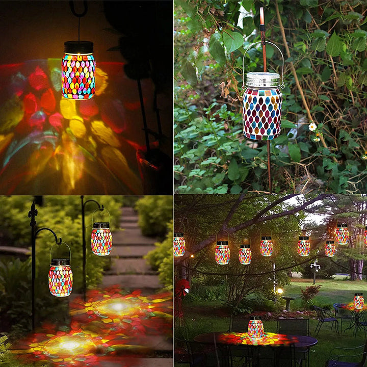 BowLift | Mosaic Waterproof Solar Night Lanterns