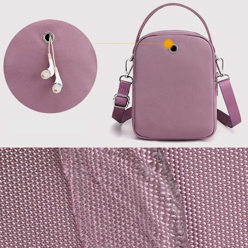 Lightweight waterproof shoulder bag with multiple pockets | Bowlift