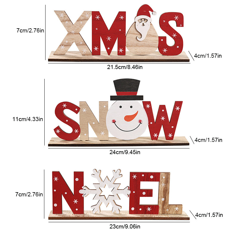 BowLift | Wooden Painted Christmas Decorations