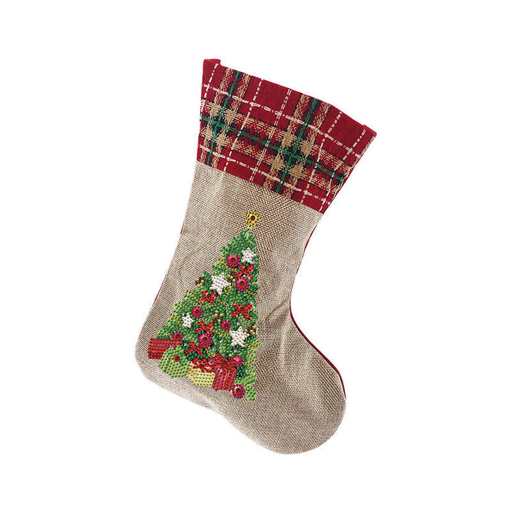 BowLift | 5D Diamond Painting Xmas Rhinestone Socks Embroidery Mosaic Gift Bag