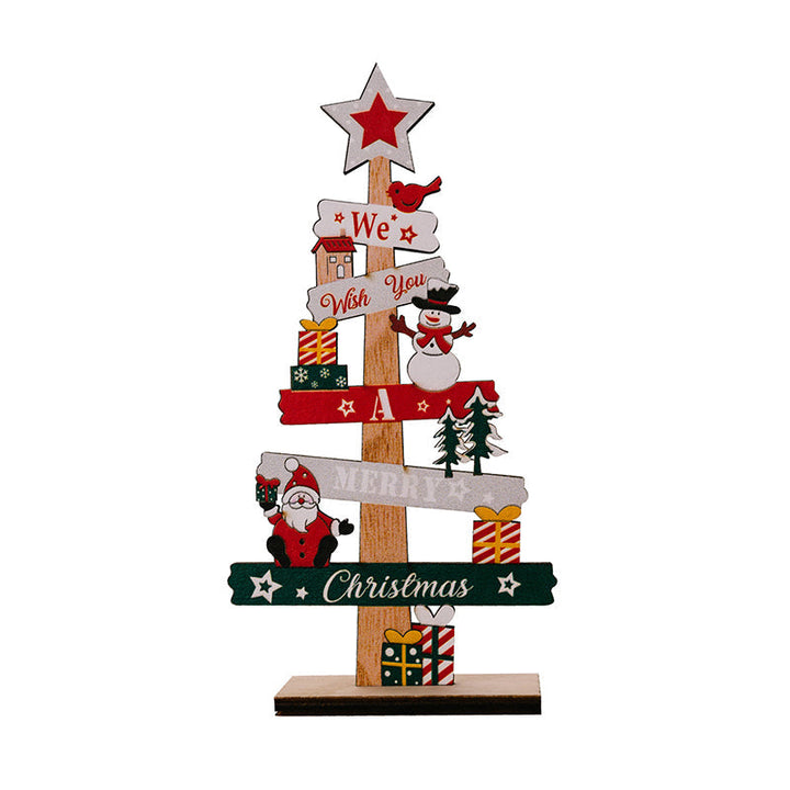 BowLift | Christmas Snowman Old Man Wooden Ornament