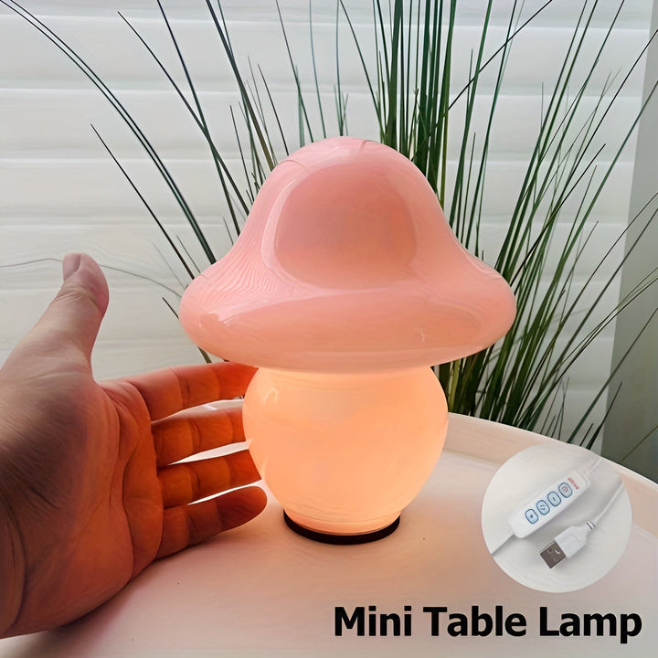 BowLift | MushroomDream Lamp – Enchanting Glass Lighting with Mushroom Pattern