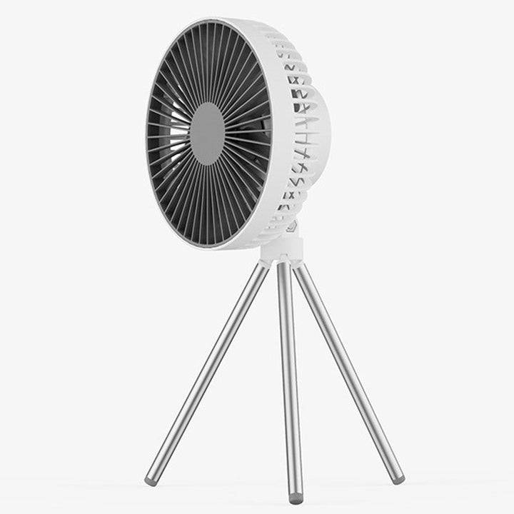 Portable Rechargeable Fan with Flexible Tripod & 3 Speed Settings, for Travel, Office, Room, Outdoor | Bowlift