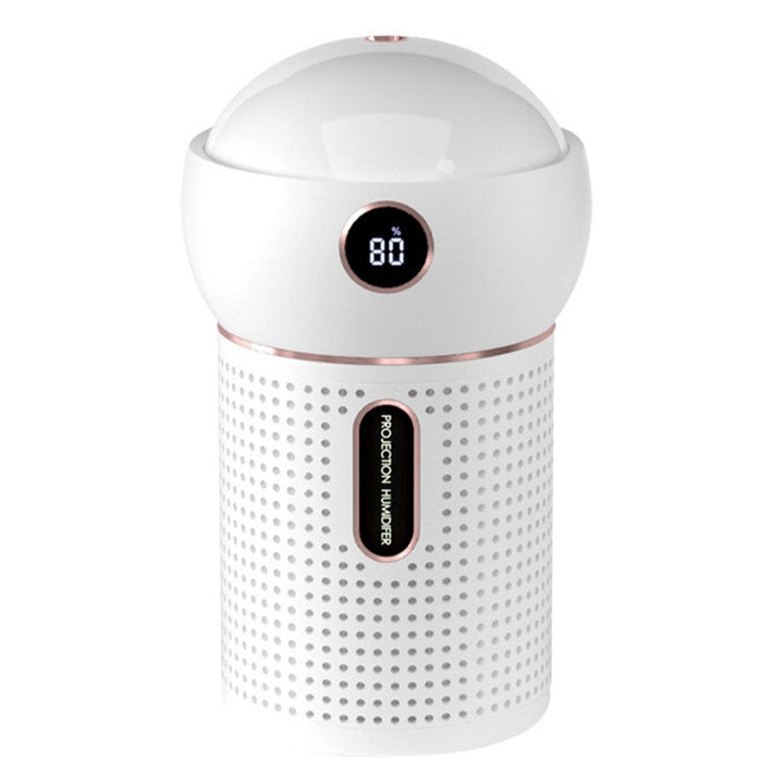BowLift | 3-in-1 Portable Rechargeable Mini Humidifier, with 360¬∞ Dynamic Projection & Night Light, for Home, Office & Party