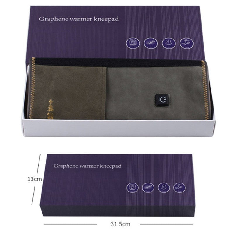 BowLift | Electric Adjustable Heat and Vibration Knee Massager Heating Pad, with Power Bank, for Elbow or Knees