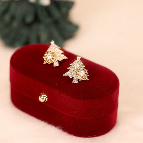 Rotating Christmas Tree Earrings | Bowlift
