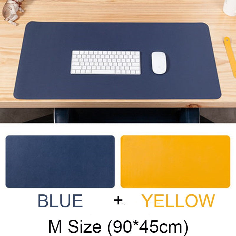 BowLift | Double-sided Large Waterproof PU Leather Desk Mat, for Office and Home
