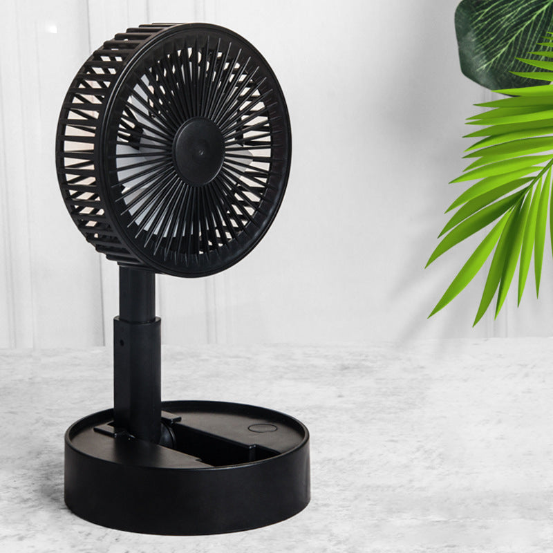 Mini fan with foldable telescopic phone holder | Bowlift