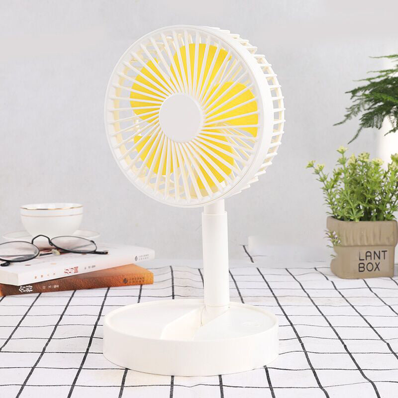 Mini fan with foldable telescopic phone holder | Bowlift
