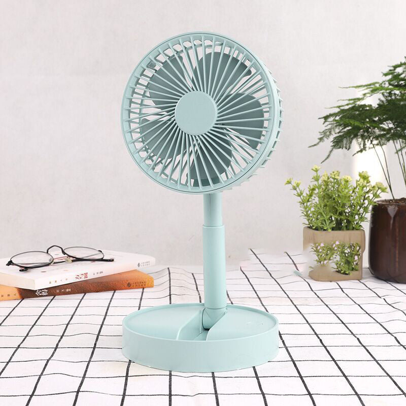Mini fan with foldable telescopic phone holder | Bowlift