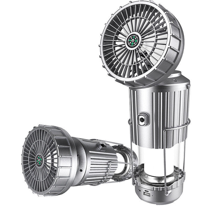 BowLift | Multifunction Solar Camping Light with Fan, Bluetooth Speaker, Power Bank & Compass