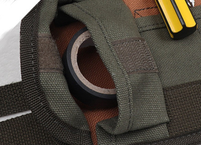 BowLift | Durable Portable Tool Roll Storage Bag, with 19 Slots & 5 Pockets, for Home, DIY & More