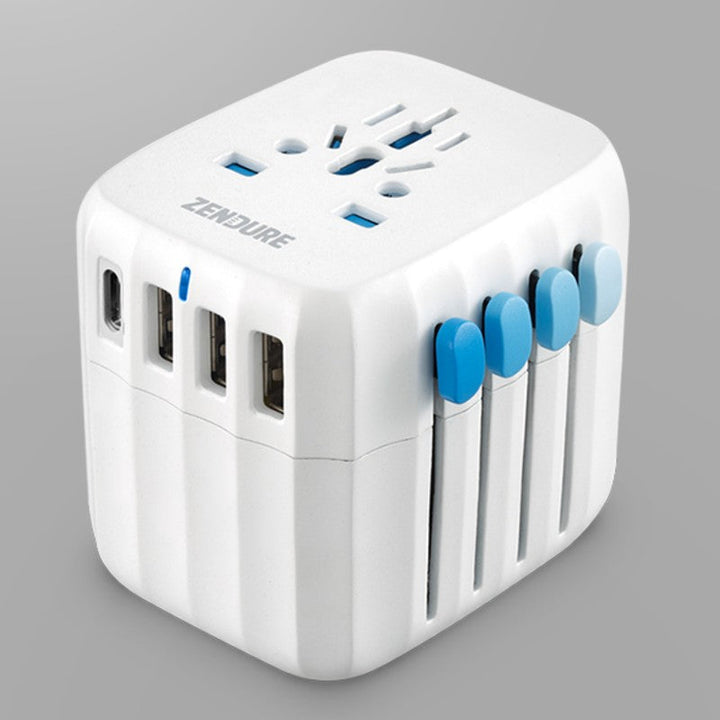 BowLift | Portable Fast Charging Cube Wall Charger, with 4 USB Outports & 30W PD Charging, for Office, Travel & More