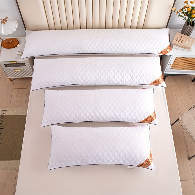 LuxurySoft - Extra Long Hypoallergenic Pillow for Back and Side Sleepers, Soft and BreathaBowlifte, Machine WashaBowlifte | Bowlift