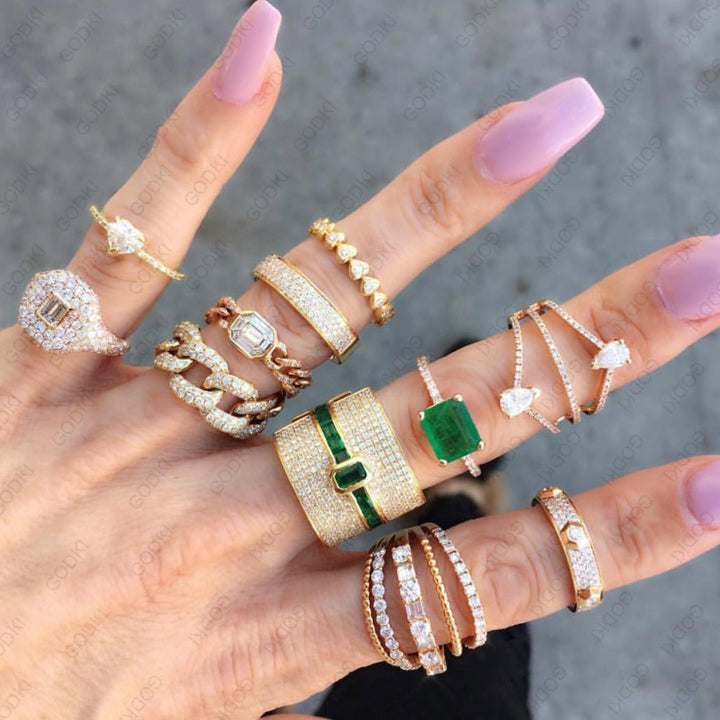 BowLift | Monaco Design Luxury Statement Stackable Ring For Women